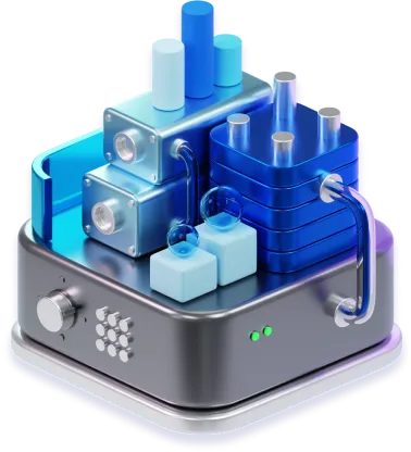 Icon depicting enterprise solutions imagery.